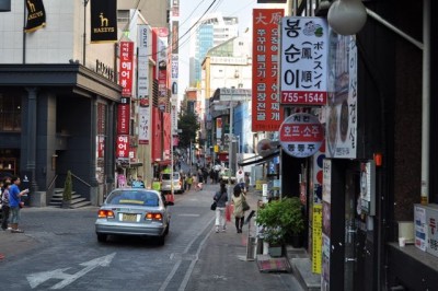 ソウル市内は今や中国語表記の案内が日本語より多いかも