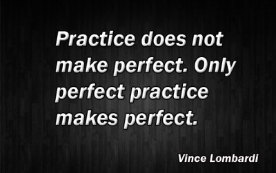 単なる練習では成果は得られない。完璧な鍛錬によってのみ完成される。深いな。