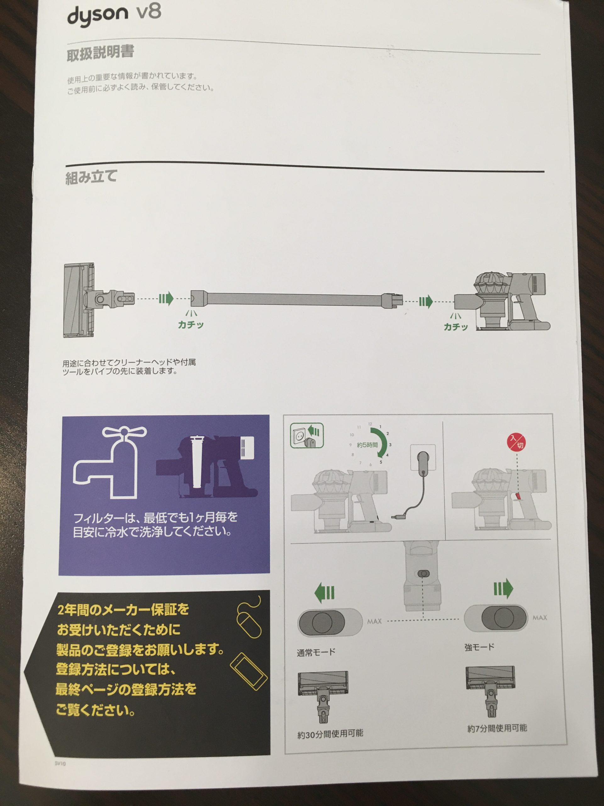 Year end cleaning：Dyson V8 fluffy extraを手に入れてみた